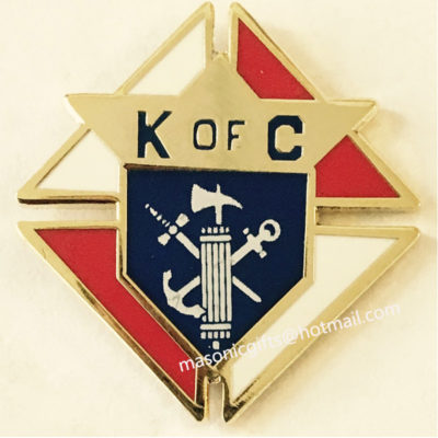 knights of columbus k of c lapel pin custom